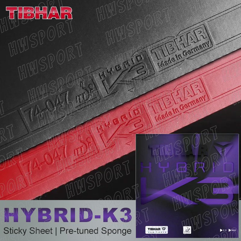 Table Tennis Joola - TIBHAR HYBRID K3 Table Tennis Rubber