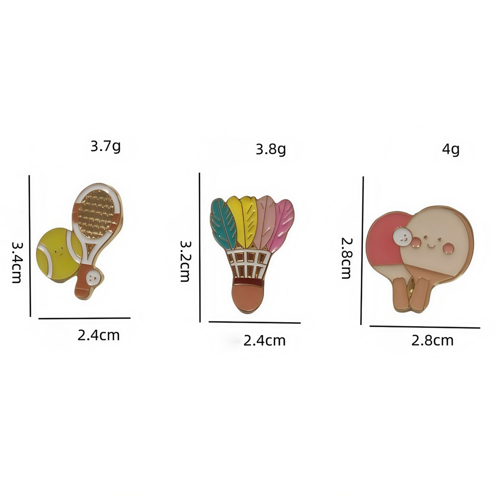 Zinc Alloy Brooches Stylish Ba - огляд і ціна Table Tennis Hong Kong
