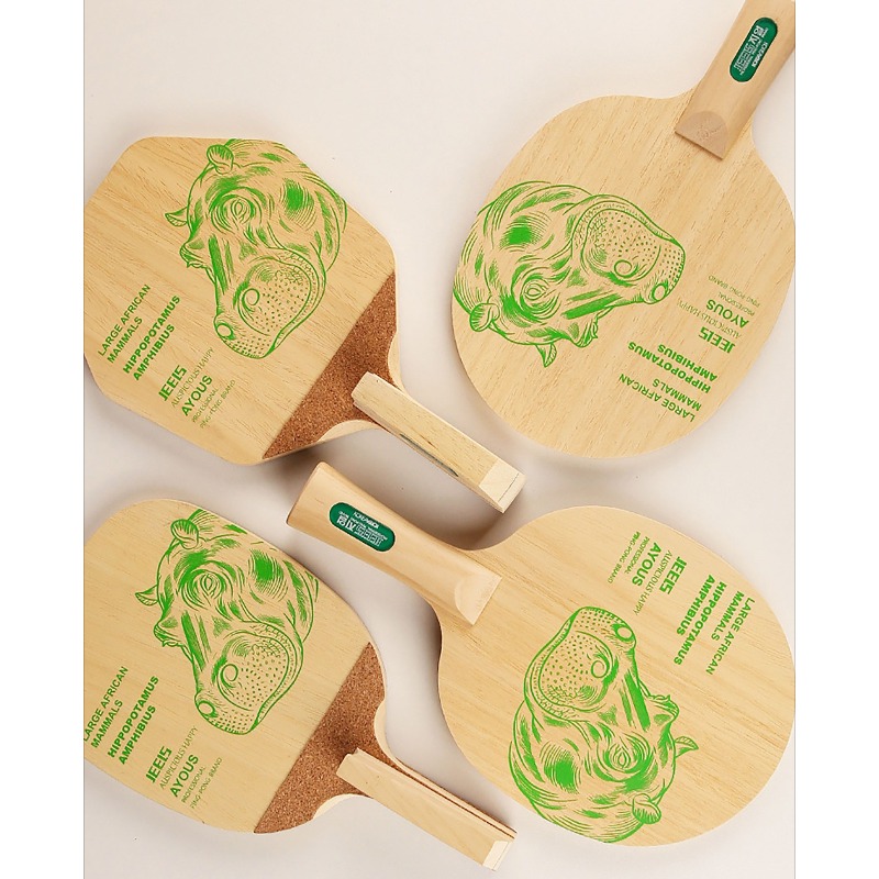 JEELS Green Hippo 1 Ply Ayous  - огляд і ціна Table Tennis Japanese