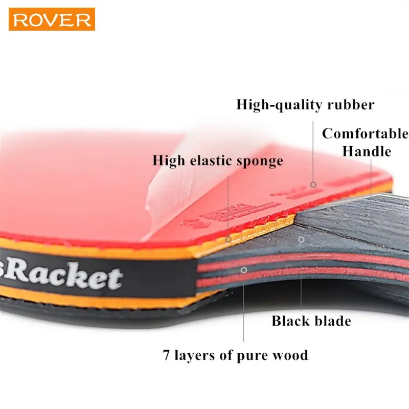 5/6 Star Table Tennis Racket 2 - огляд і ціна Table Tennis Hong Kong